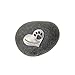Quotable Cuffs Pet Memorial Forever in My Heart Paw Print Stone for Dogs or Cats - Sympathy Remembrance Stone by Whitney Howard Designs