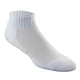 FootSmart White Men's - Women's Diabetic Ultra Quarter Socks