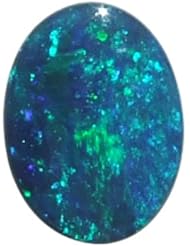 O&G Australia Natural Opal Doublet Gemstone, 6x8mm (0.66cttw)