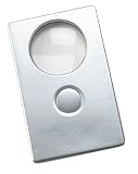 Select-A-Vision Magnicard Hand Held Magnifier, Silver (Pack of 3)