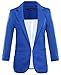 xiaokong Women's Solid Color Open Front Slim Fashion Small Blazer