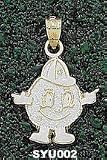 Syracuse Orangemen Mascot Charm/Pendant -14K/10K, Stainless Steel or Gold Plated