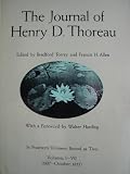The Journal of Henry D. Thoreau (In Two Volumes 1962)