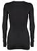 Michael Stars Women's Long Sleeve Raw Edge Crew Tee
