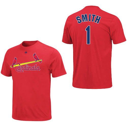 St. Louis Cardinals Ozzie Smith Cooperstown Name & Number T-Shirt Medium