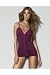 Search : Spiegel Shirred One-Piece Retro-Style Control Swimsuit Dress by Shape fx