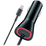 Bright LED Lightning Rapid Car Charger for all Apple iPhone & iPad Series Supporting Lightning Port by Volt+!