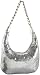 Prezzo Metal Mesh Chain  Hobo,Silver,one size
