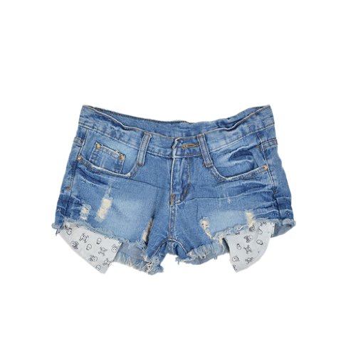 Zbrandy Women's Shorts With Skull Print Pockets Zbrandy Women's Shorts With Skull Print Pockets