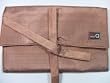 Della Q Interchangeable Brown 15 Pocket Knitting Needle Case 127-2