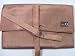 Della Q The Que-I Double Brown 30 Pocket Interchangeable Knitting Needle Case