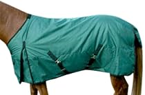 Intrepid International Free Runner Mid Weight Turnout Blanket, 74-Inch, Hunter Green
