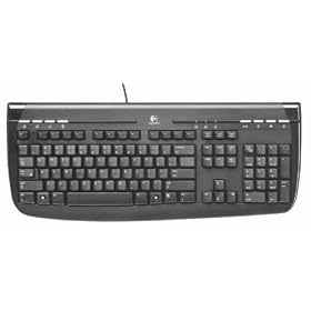 Logitech Internet 350 Vista Qualified USB Keyboard (Black)