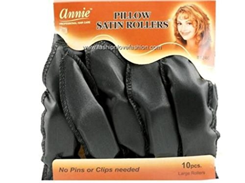 10 Pcs Pillow Soft Satin Hair Foam Rollers Curlers Sleep Sponge