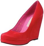 Buffalo London 9669-198 KID SUEDE 118607, Damen, Pumps, Rot  (RED149), EU 40