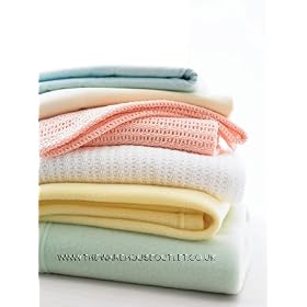 Zorbit : Cellular Cot/Cot Bed Blanket 120x170cm Cream