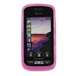 Hot Pink Rubber Silicone Soft Skin Cover Case for AT&T Samsung Solstice SGH-A887 Cell Phone