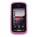 Hot Pink Rubber Silicone Soft Skin Cover Case for AT&T Samsung Solstice SGH-A887 Cell Phone