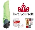 FunFactory Vibrator Dinky Digger G2 (Candy Green) inkl. Gleitgel & Liebeskugeln