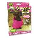 Snuggie for Dogs Pink Colored Fleece Blanket Coat with Sleeves (Small)