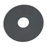 uxcell　丸ノコ用チップソー　スリットソー　HSS　108T　ブラック　円形　1個