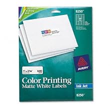 Avery Address Labels For Ink Jet Printers  (20 Sheets)