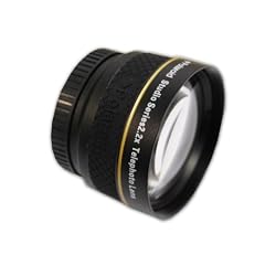 Polaroid Studio Serie 37mm 2.2X High Definition Teleobjektiv, beinhaltet Beutel und Abdeckkappen f�r das Objektiv