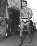 STEVE REEVES 8X10 B&W PHOTO