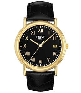 Tissot Carson 18k Yellow Gold Mens Watch T907.410.16.053.00