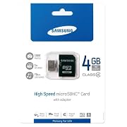 Samsung Micro SDHC Class 4 High Speed Memory Card - 4GB - MB-MS4GEU