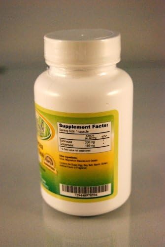 Favmedsusa Echinacea Goldenseal. Made in USA -240 (4x60) Capsules