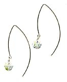 Sparkling Clear Swarovski Crystal and Gold Filled Earrings - SilverChicks Exclusive!