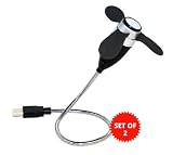 MINI USB FACE FAN FOR LAPTOPS AND PC'S (SET OF 2)