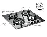 Premier Range 4 Ring 60cm Black Glass Gas Hob S-Series Wok Pro  from Premier Range