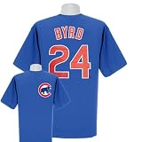 Marlon Byrd Chicago Cubs Name and Number Blue T-Shirt by Majestic