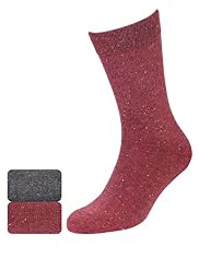 2 Pairs of North Coast Cotton Rich Flecked Socks