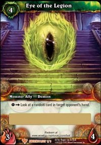 Eye Of The Legion Loot Card World Of Warcraft WoW On Sale