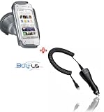 Nokia - Pack voiture N97 MINI - Support de voiture CR117 \ CR-117 + fixation ventouse HH20 + Chargeur allume-cigare DC6 - Origine constructeur - Pour Nokia MINI N97