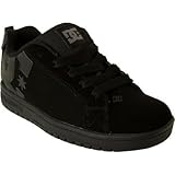IMAGE OF DC Kids Court Graffik Skate Shoe (Toddler/Little Kid/Big Kid),Black/Black/Battleship,7 M US Big Kid