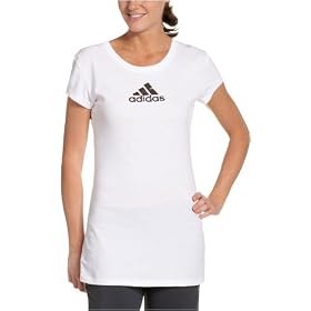 41bhLwbjZwL. AA280  adidas Womens Satin Logo Tee