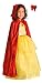 2 Item Bundle; Little Adventures Red Velvet Cloak/Cape for Princess Dress Up Costume (Dress Sold Separately)-Size 5-9 + Hair Bow