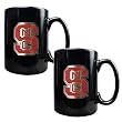 North Carolina State Wolfpack NCAA 2pc Coffee Mug Set by Great American Products