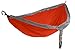 ENO, Eagles Nest Outfitters DoubleNest Lightweight Camping Hammock, 1 to 2 Person, Orange/Grey