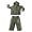 Mish Mish - Infant Boys Long Sleeve Knit Pant Set, Brown (Size 12Months)