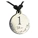 1 Year Sobriety Anniversary Medallion Leather Necklace