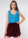 American Apparel Velvet Full Woven Skirt