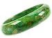 Barse Genuine Lime Turquoise Bangle Bracelet, 62mm