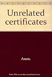 Unrelated certificates