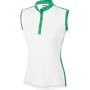 adidas ClimaCool Sleeveless Color Block Women's Mock - White/Fresh Small
