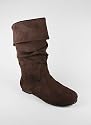 Slouchy Suede Cuff Boot